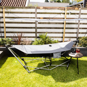 BluMill Hangmat met standaard en zonnescherm